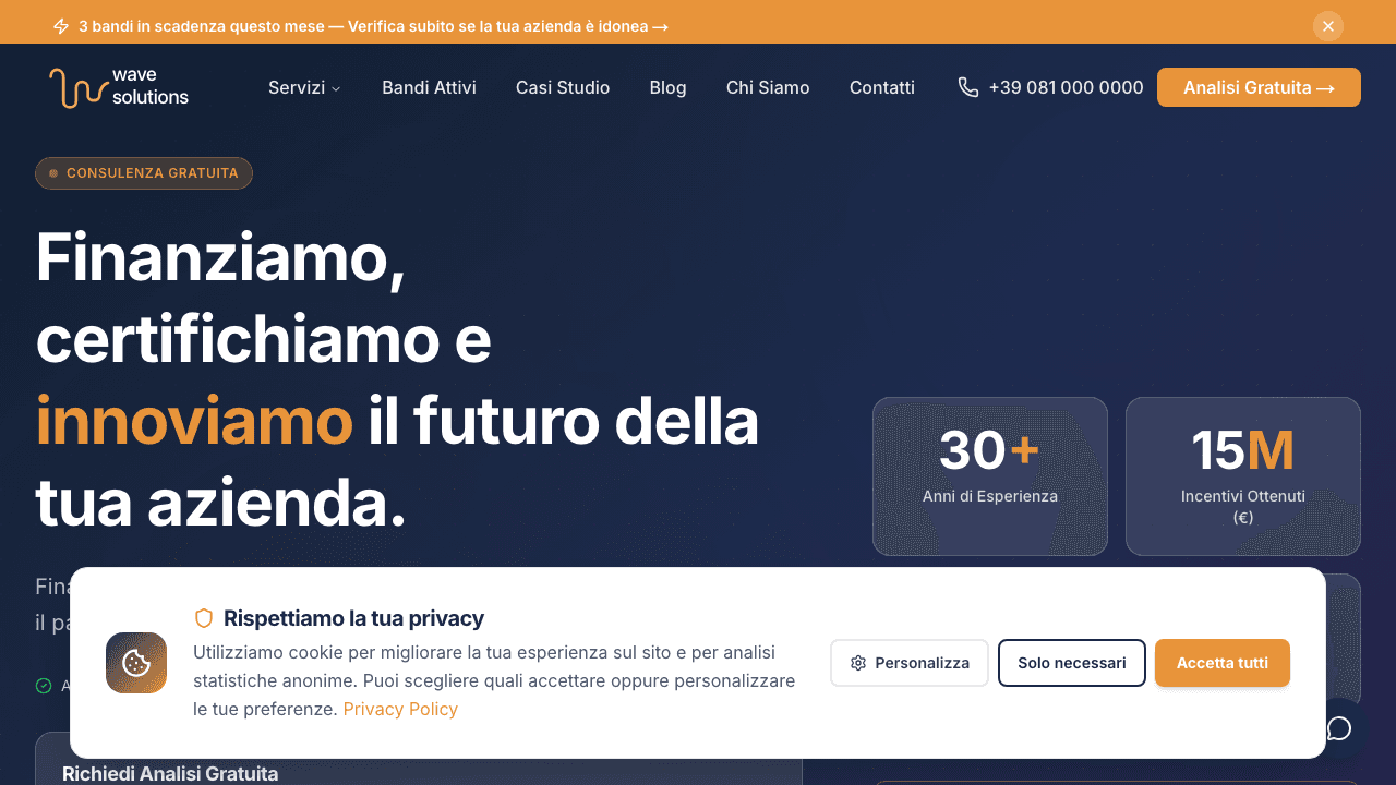 Wave Solutions website